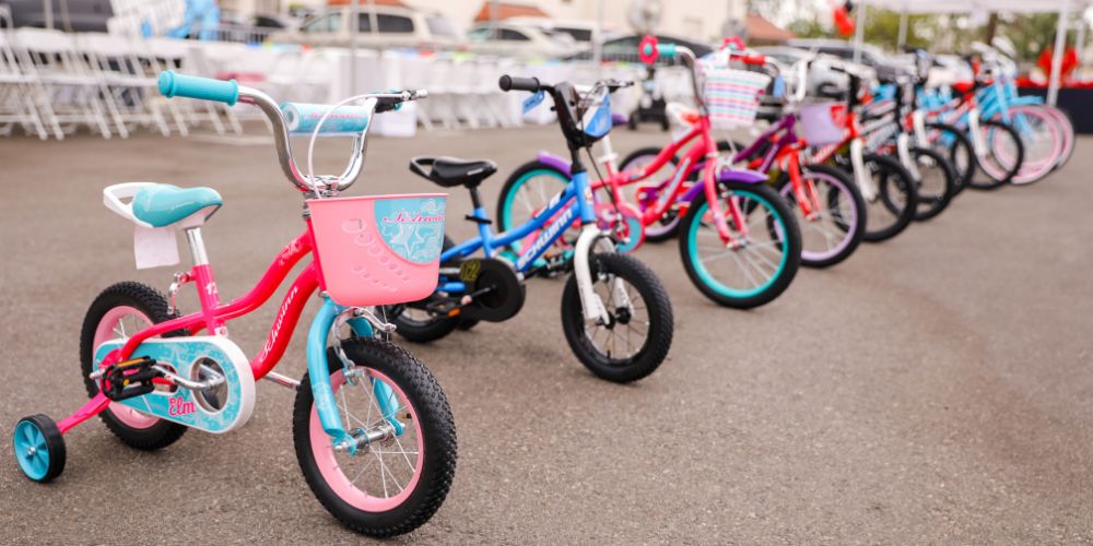 Toyota Donations of bikes