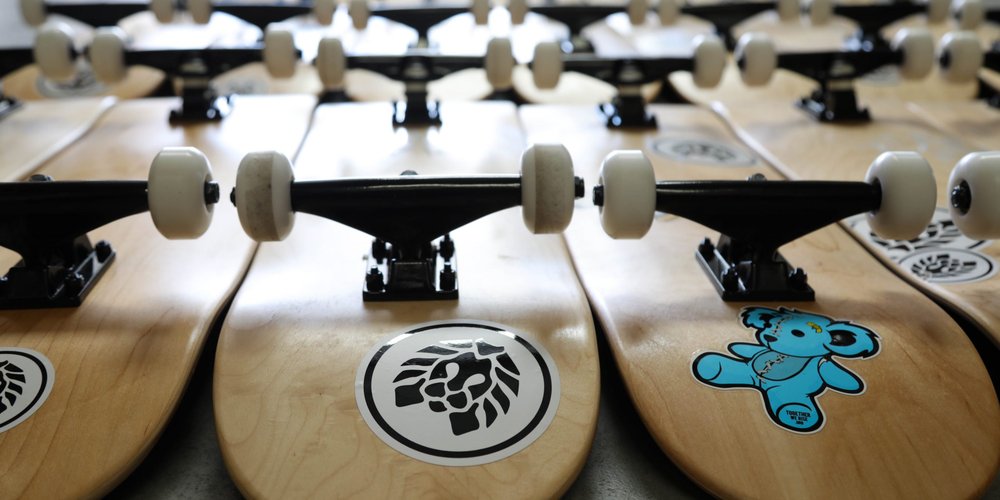 Lotte Community Event skateboard donations