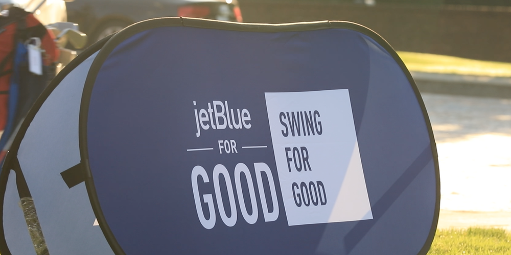 jetBlue charity swing for Good