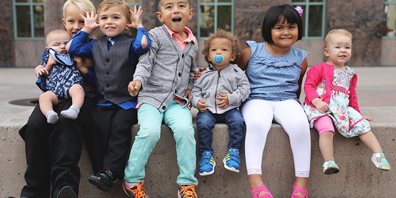 photo of little kids for adoption awareness month