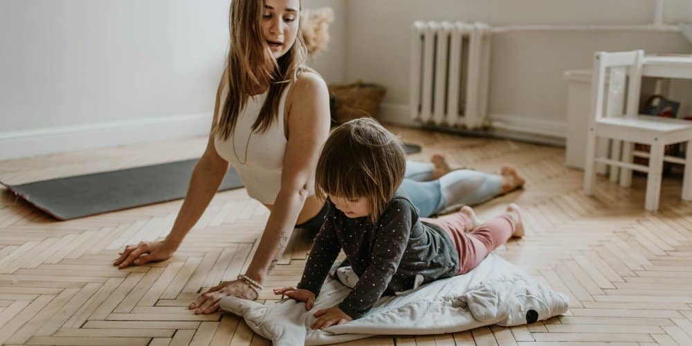 mother and toddler yoga
