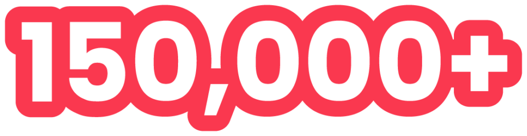 150,000+