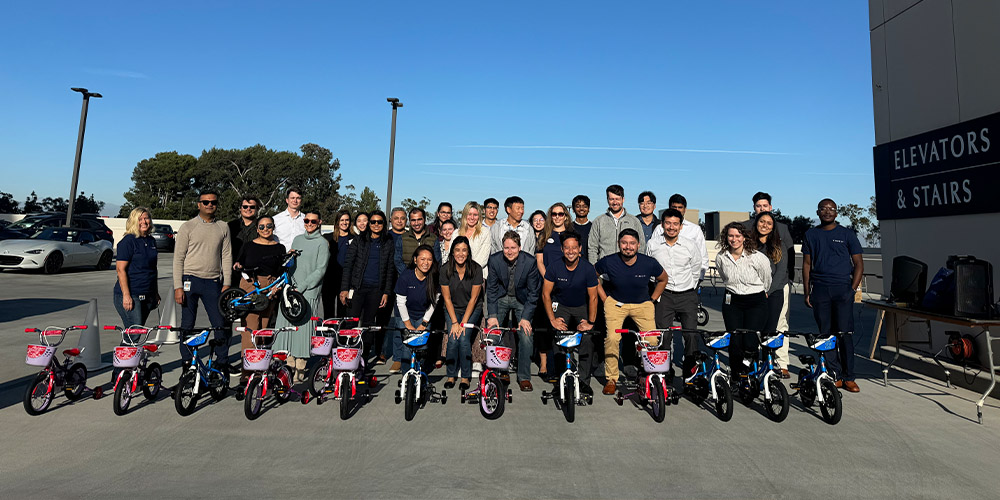 Team Building Events for Foster Kids with PIMCO  Bike Building