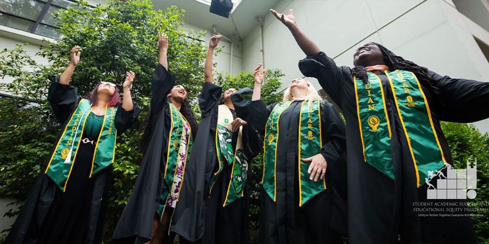 students celebrating guaranteed sacramento state admission