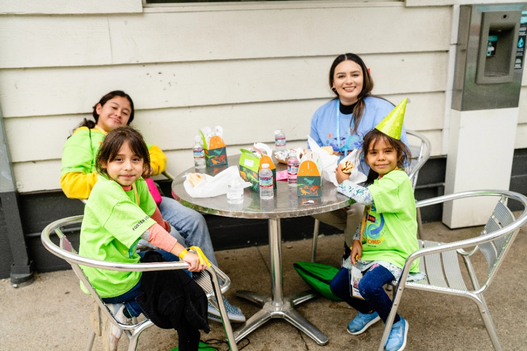 a Volunteer at Kidspace birthday palooza last year