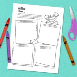 Sesame Workshop printable worksheet
