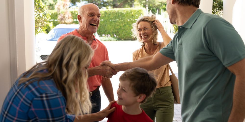 Adoptive parents meeting child's birth parents in open adoption meaning