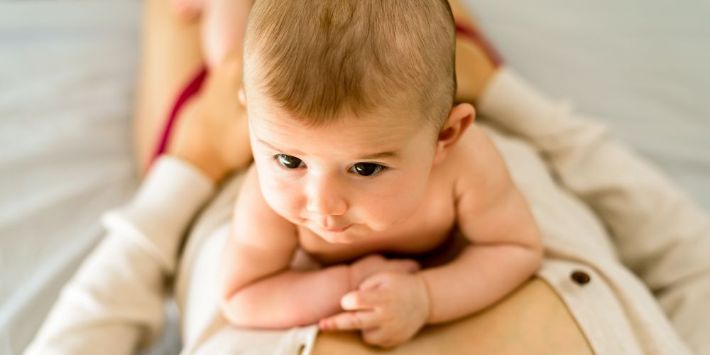 skin to skin with foster baby