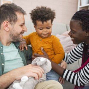 Parents and their child