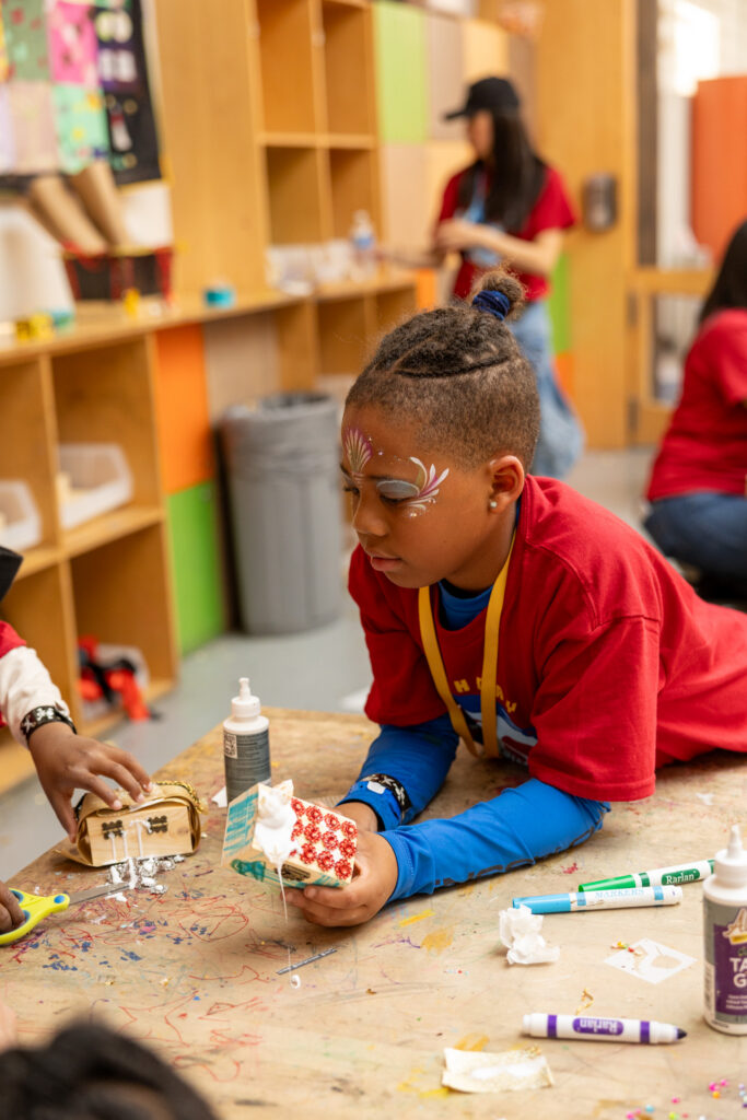 A child playing at Birthday Palooza