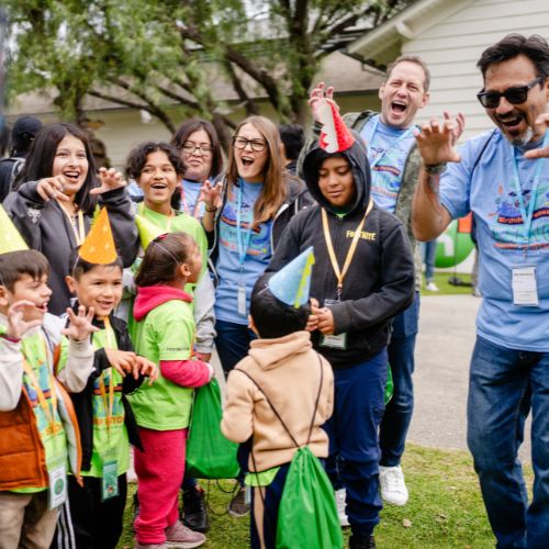 volunteer with foster kids like these