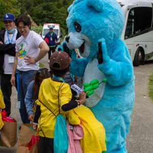 Foster Love Bear Mascot