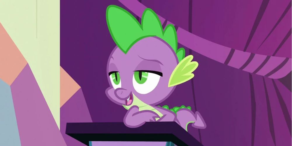 Spike is an adopted cartoon character