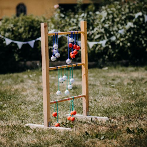 Ladder toss lawn game
